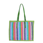 Borsa tote colorata in materiale sostenibile