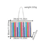 Borsa tote colorata in materiale sostenibile