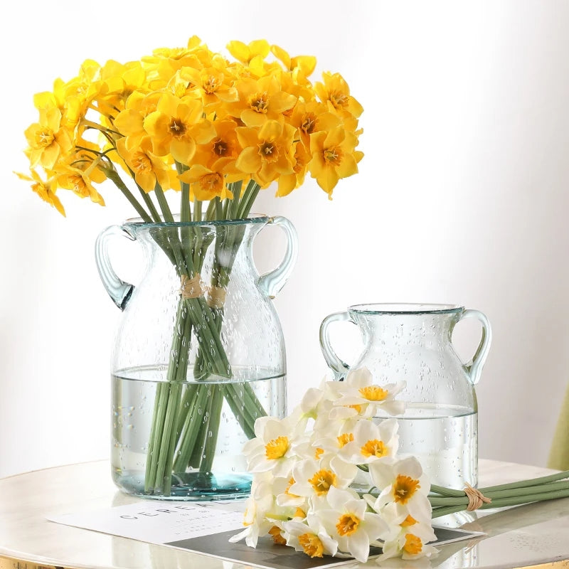 Bouquet di narcisi artificiali in seta – 6 pezzi