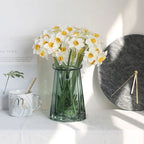 Bouquet di narcisi artificiali in seta – 6 pezzi