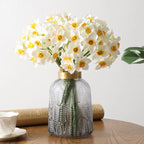 Bouquet di narcisi artificiali in seta – 6 pezzi