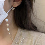 Bracciale con perle a forma di cuore