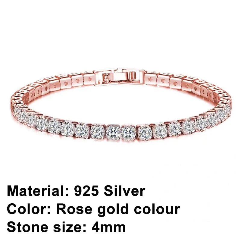 Bracciale tennis in argento sterling – eleganza senza tempo con un tocco urban