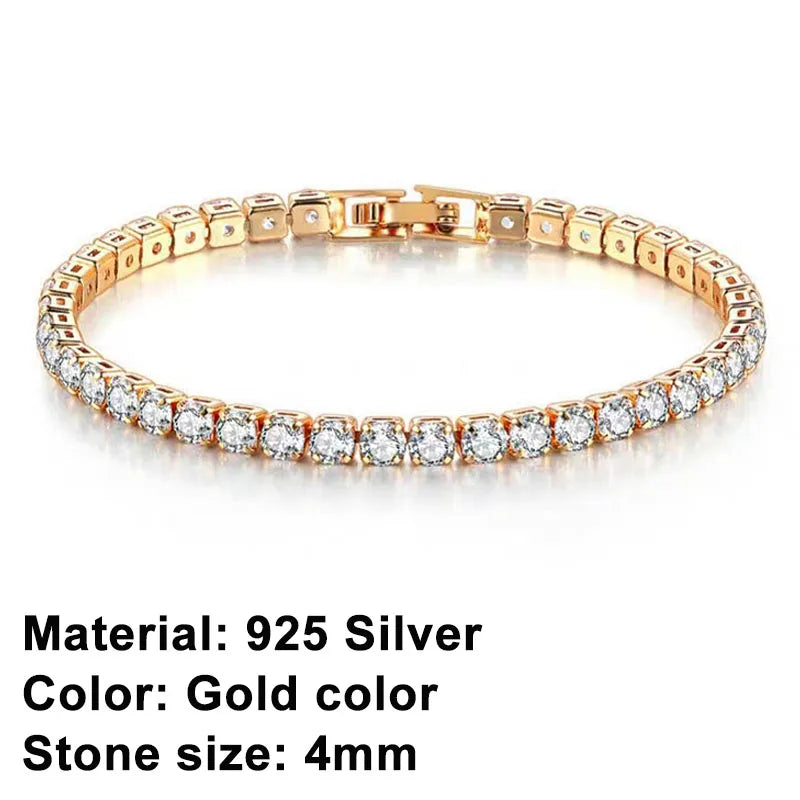 Bracciale tennis in argento sterling – eleganza senza tempo con un tocco urban