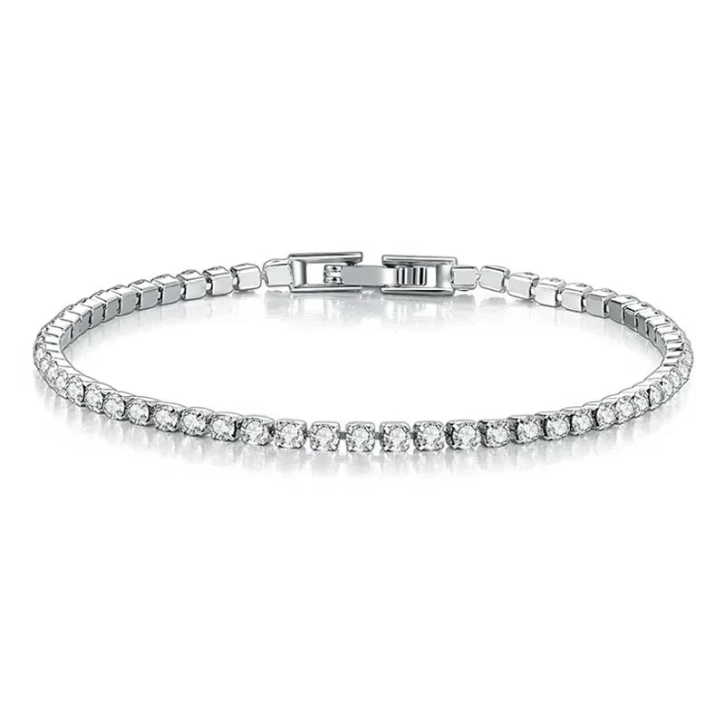 Bracciale tennis in argento sterling – eleganza senza tempo con un tocco urban