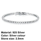Bracciale tennis in argento sterling – eleganza senza tempo con un tocco urban