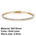 Bracciale tennis in argento sterling – eleganza senza tempo con un tocco urban