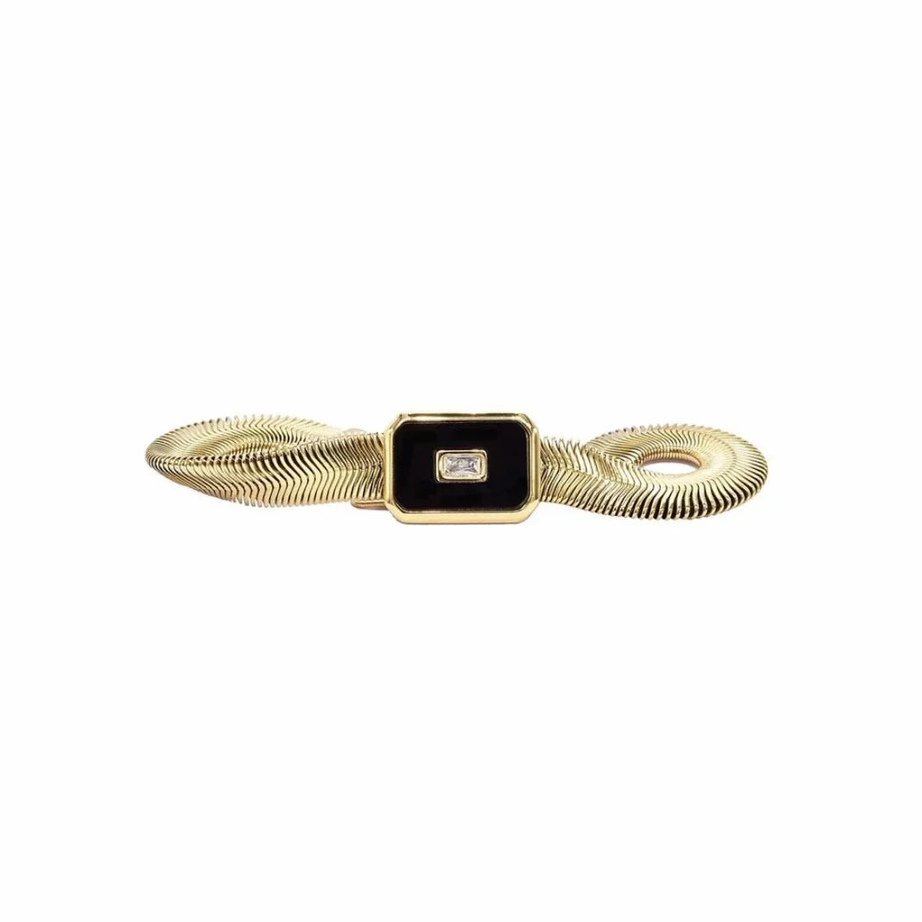 Bracciali a catena grossa e spina di pesce