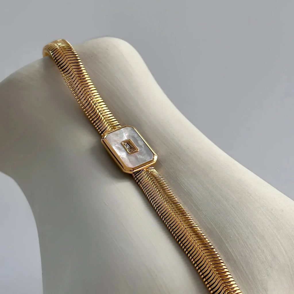 Bracciali a catena grossa e spina di pesce