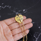 Bracciali «Best Friends» con ciondolo a cuore