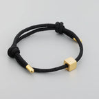 Bracciali coppia regolabili con iniziale personalizzabile