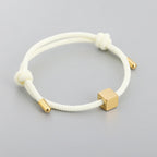 Bracciali coppia regolabili con iniziale personalizzabile