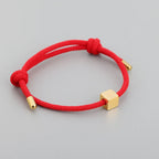 Bracciali coppia regolabili con iniziale personalizzabile