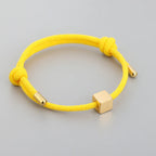 Bracciali coppia regolabili con iniziale personalizzabile