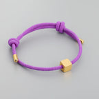 Bracciali coppia regolabili con iniziale personalizzabile