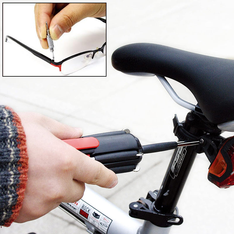Cacciavite 8 in 1 con torcia LED integrata