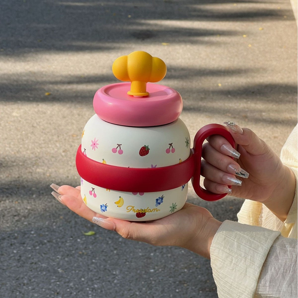 Caffettiera giocosa e colorata unisex