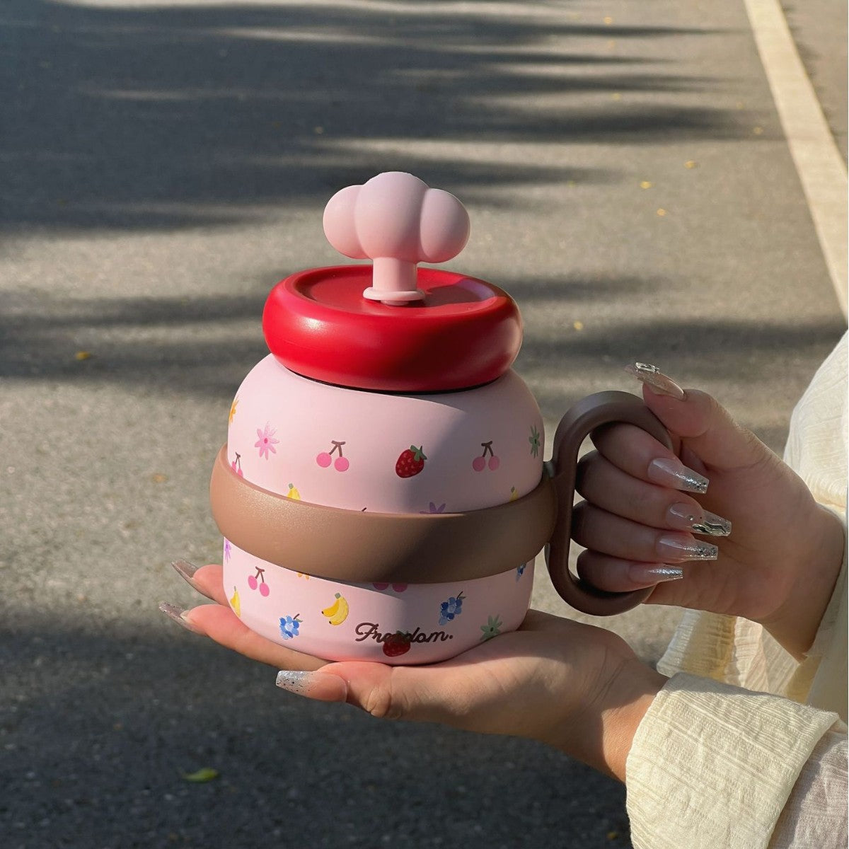 Caffettiera giocosa e colorata unisex