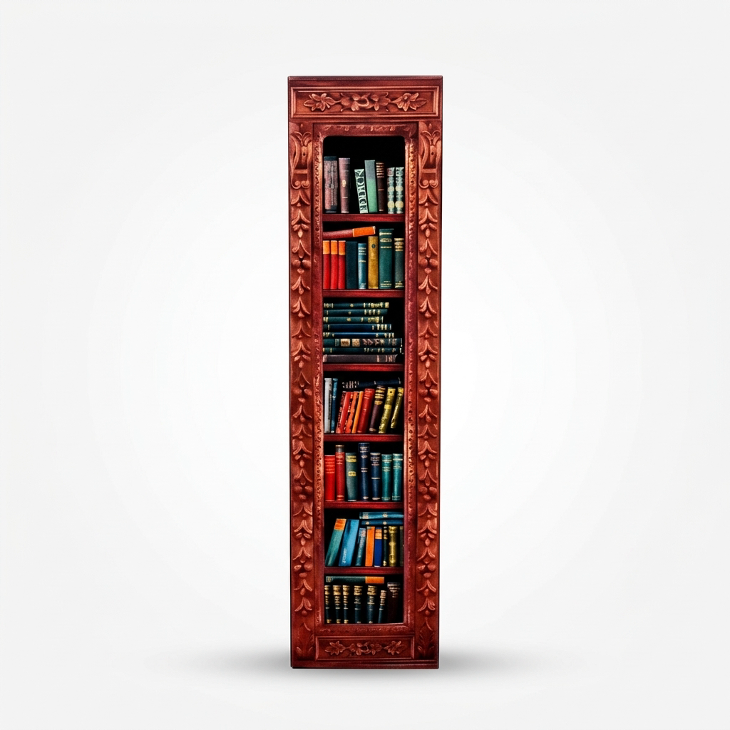 Calendario dell'Avvento natalizio con miniature di libri Storybook