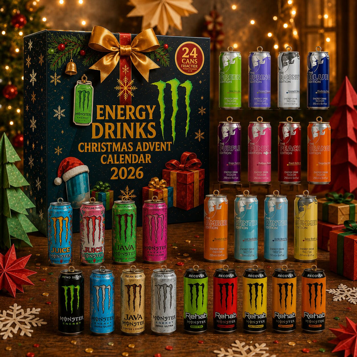 Calendario dell'Avvento energy drink 2026