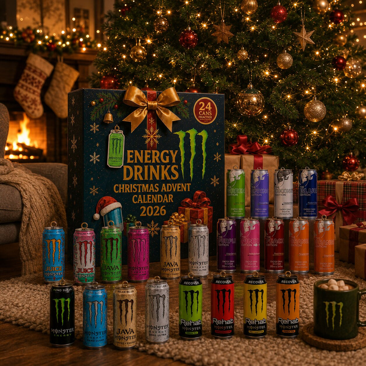 Calendario dell'Avvento energy drink 2026