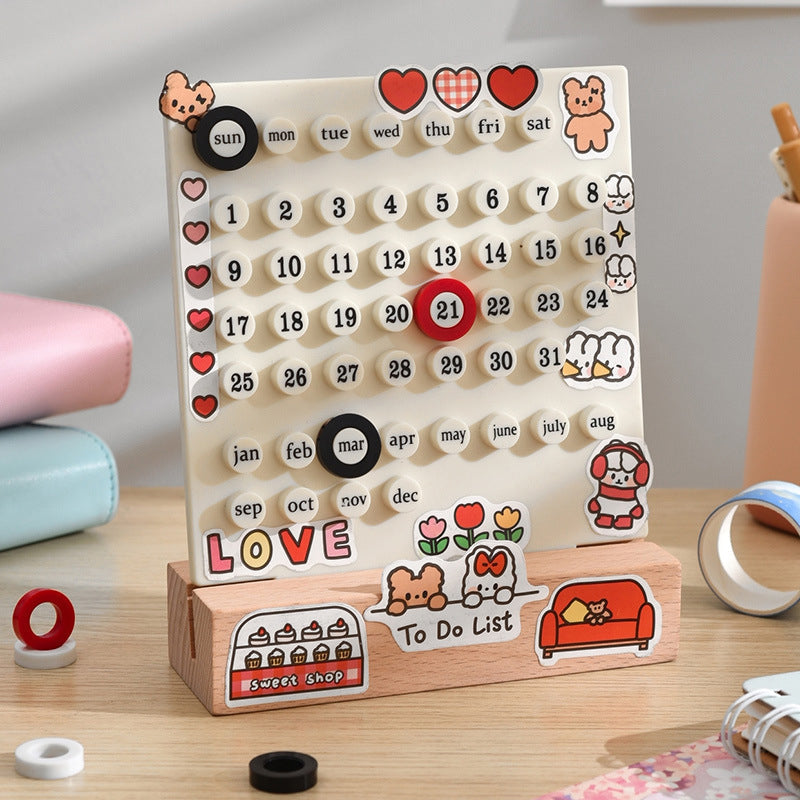 Calendario perpetuo da scrivania
