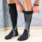 Calze a compressione graduata per gambe leggere e circolazione attiva