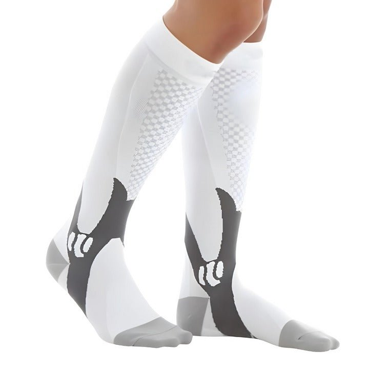 Calze a compressione graduata per gambe leggere e circolazione attiva