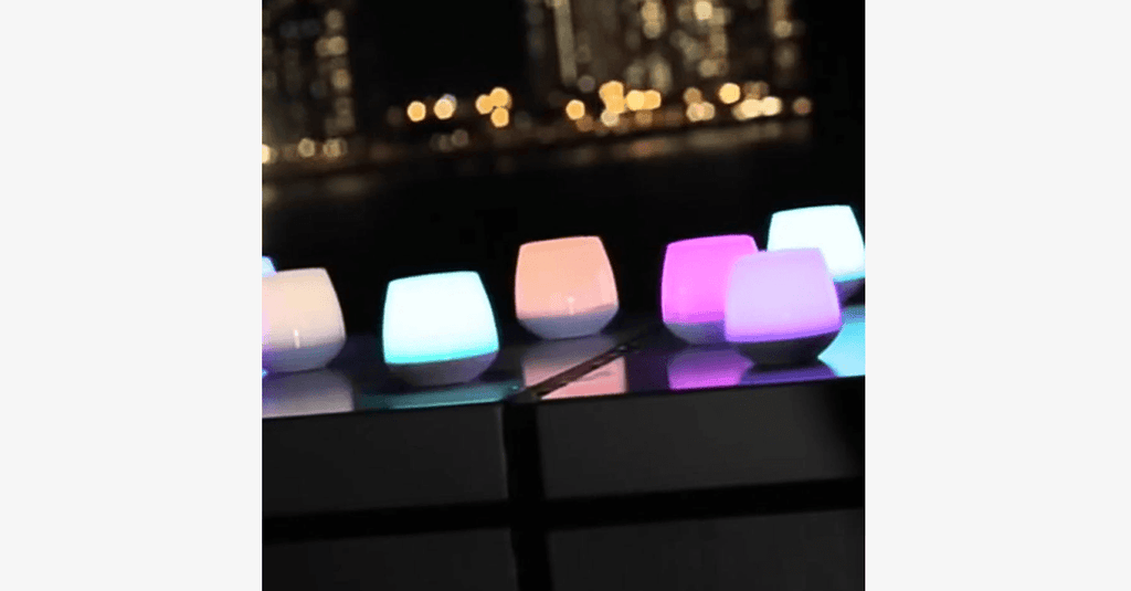 Candela LED con Bluetooth e controllo da app
