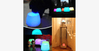 Candela LED con Bluetooth e controllo da app