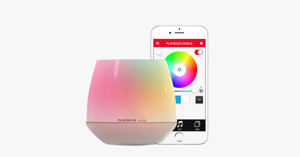 Candela LED con Bluetooth e controllo da app