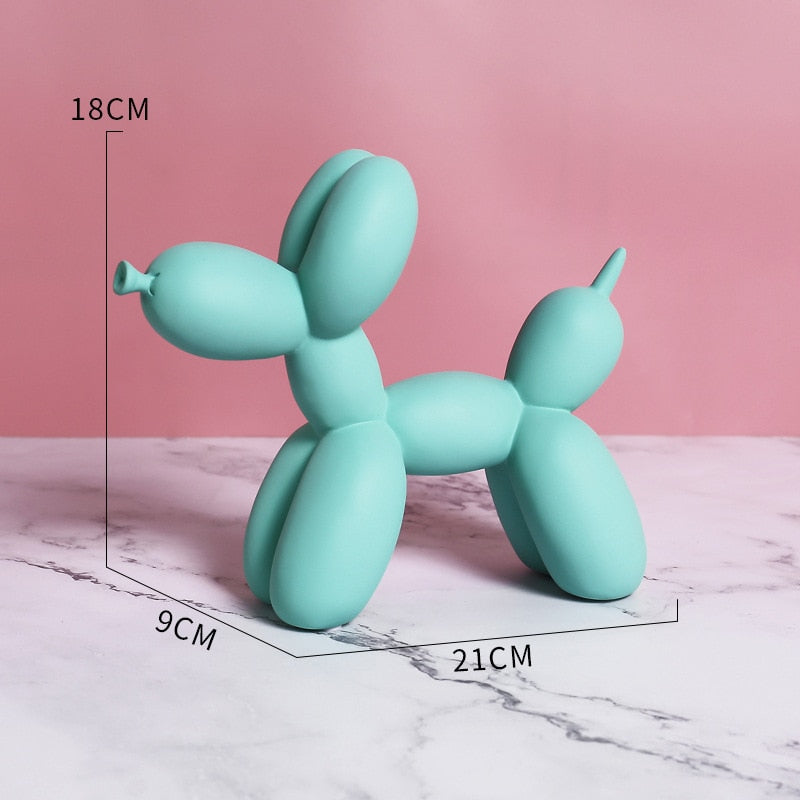 Cane balloon decorativo in resina – Scultura moderna nordica per casa e ufficio