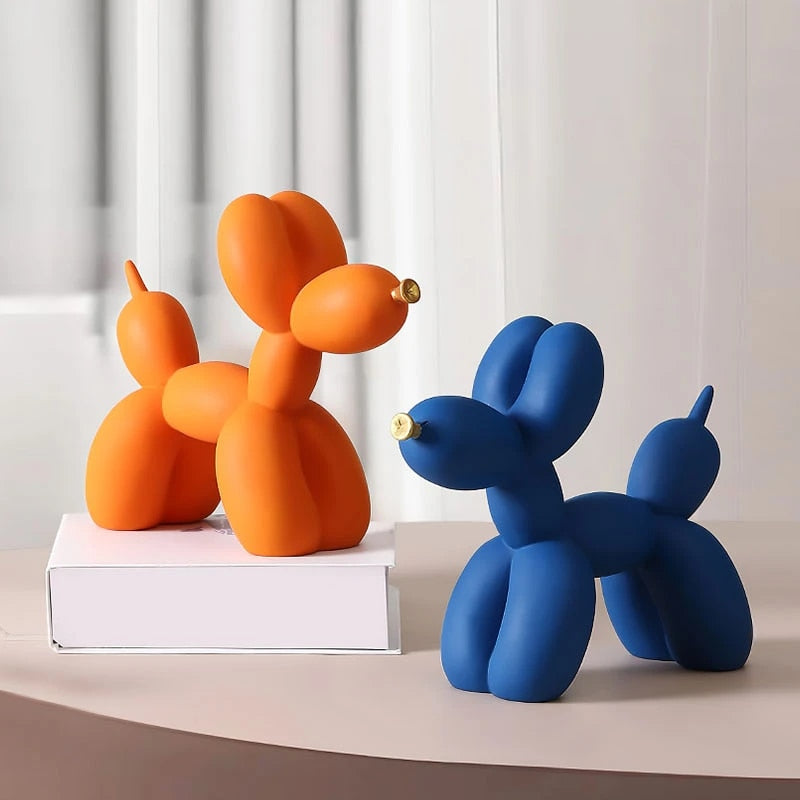 Cane balloon decorativo in resina – Scultura moderna nordica per casa e ufficio