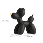 Cane balloon decorativo in resina – Scultura moderna nordica per casa e ufficio