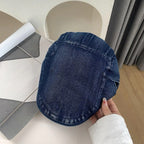 Cappello coppola in denim