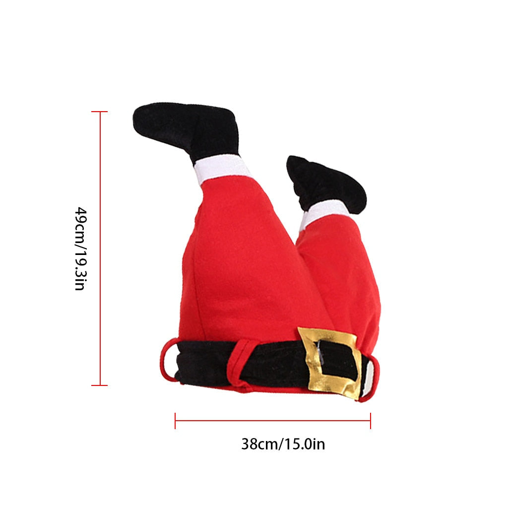 Cappello natalizio pantaloni di Babbo Natale danzanti