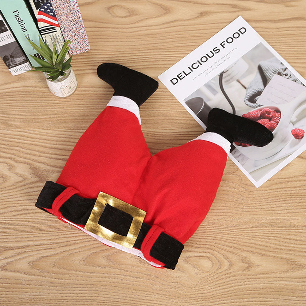 Cappello natalizio pantaloni di Babbo Natale danzanti