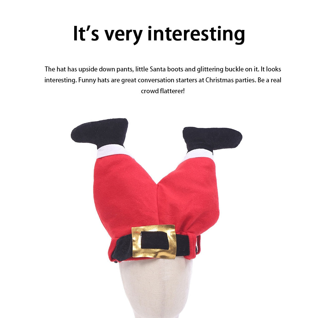 Cappello natalizio pantaloni di Babbo Natale danzanti