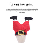 Cappello natalizio pantaloni di Babbo Natale danzanti