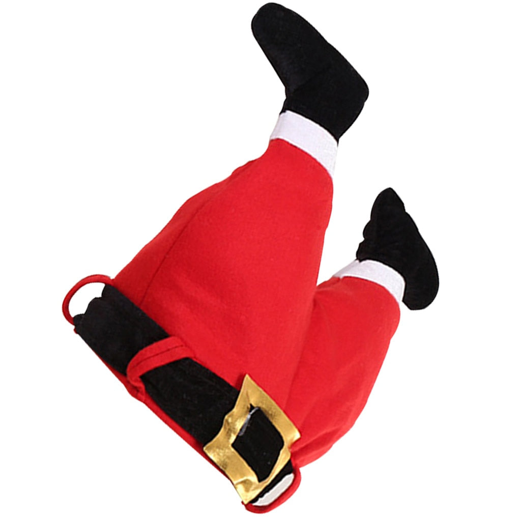 Cappello natalizio pantaloni di Babbo Natale danzanti