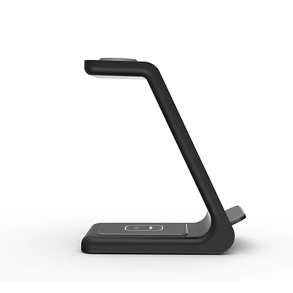 Caricatore wireless 3 in 1 per smartphone, smartwatch e auricolari