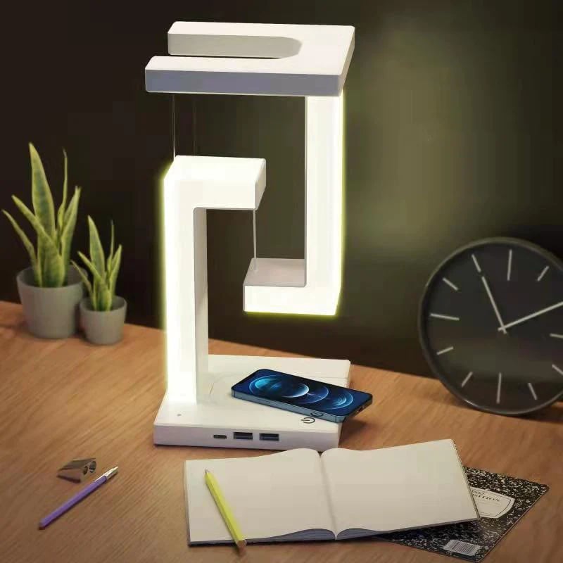 Caricatore wireless GlowCharge con luce LED ambientale