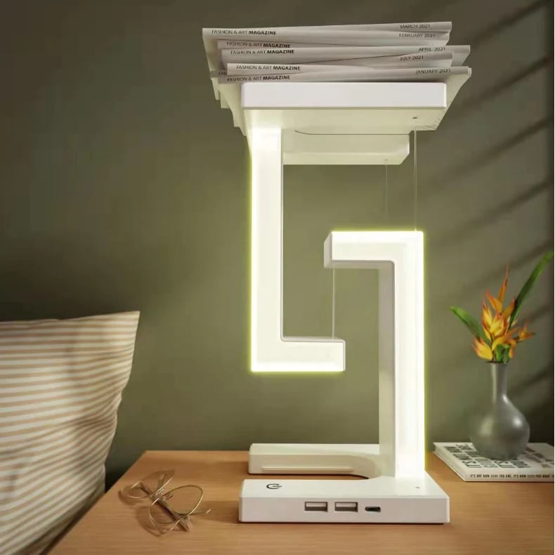 Caricatore wireless GlowCharge con luce LED ambientale