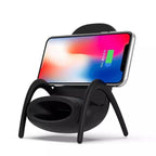 Caricatore wireless portatile a forma di sedia per smartphone