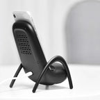 Caricatore wireless portatile a forma di sedia per smartphone