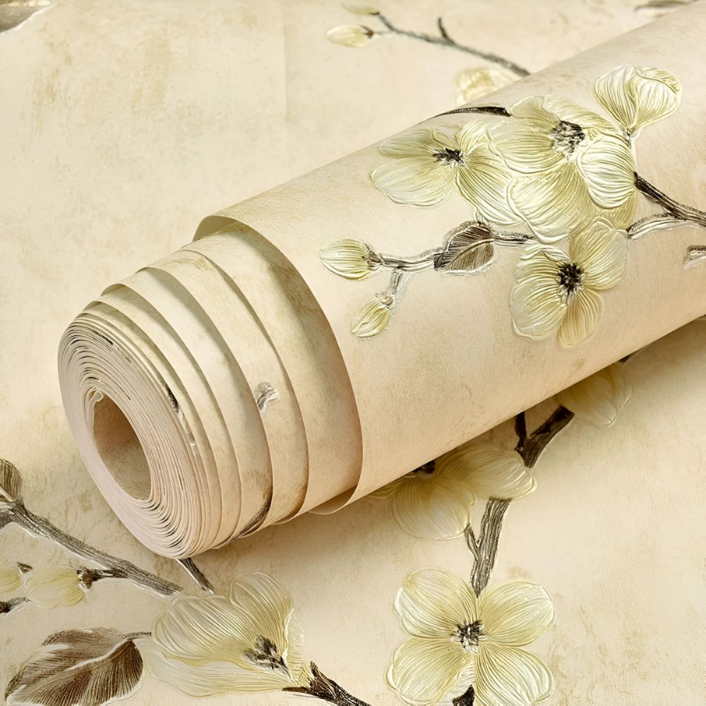 Carta da parati adesiva floreale Blossom