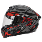 Casco integrale moto ad alte prestazioni con ventilazione avanzata