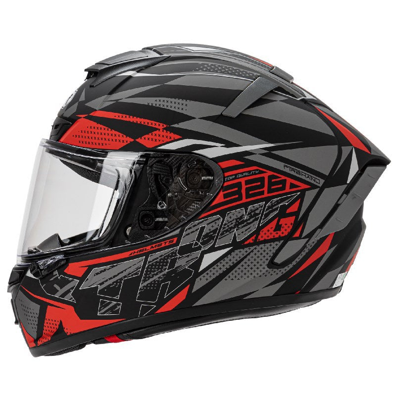 Casco integrale moto ad alte prestazioni con ventilazione avanzata
