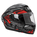 Casco integrale moto ad alte prestazioni con ventilazione avanzata