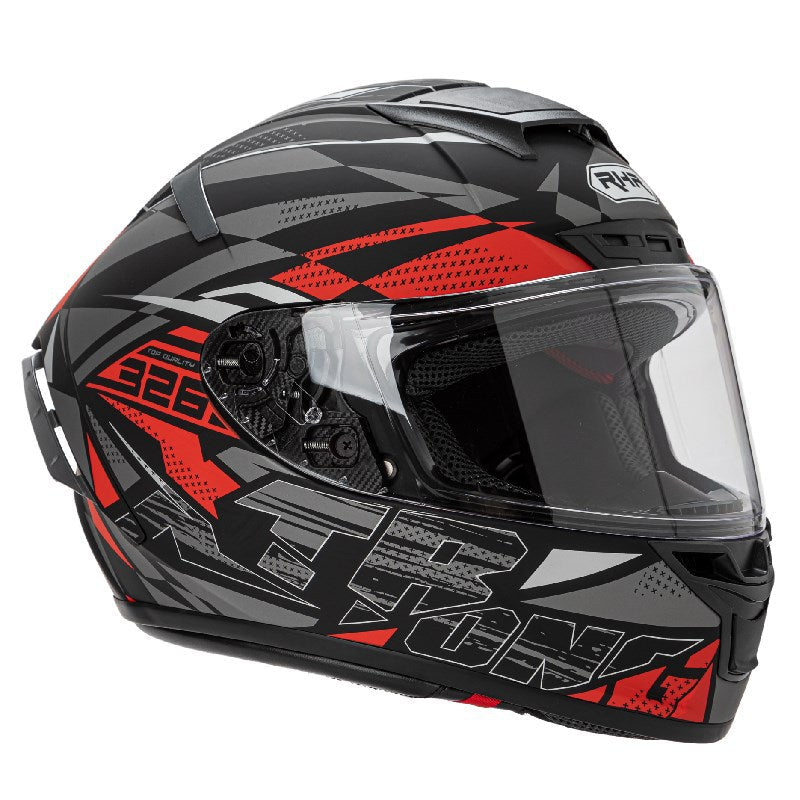 Casco integrale moto ad alte prestazioni con ventilazione avanzata